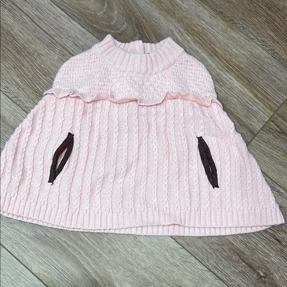 Janie and Jack Cable Knit Poncho
